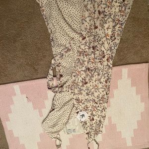 Dual pattern dress